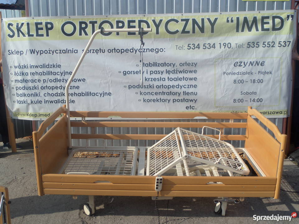 Wynajem Łóżek Rehabilitacyjnych elektrycznych mazowieckie Warszawa