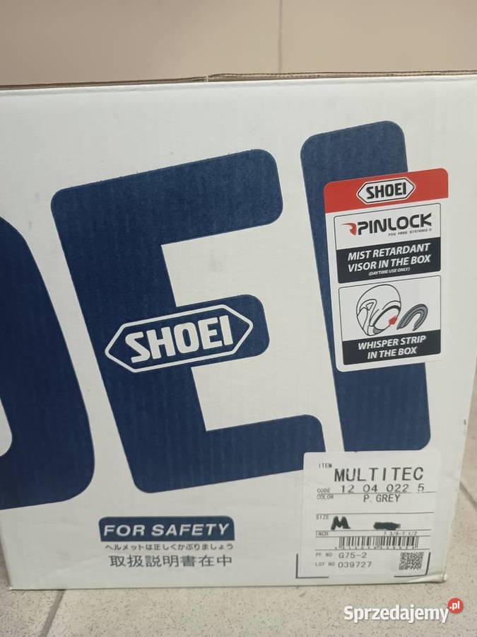 Kask szczękowy Shoei Multitec M Lublin sprzedam