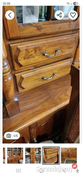 Kredens i stolik pod telewizor komplet Pisz