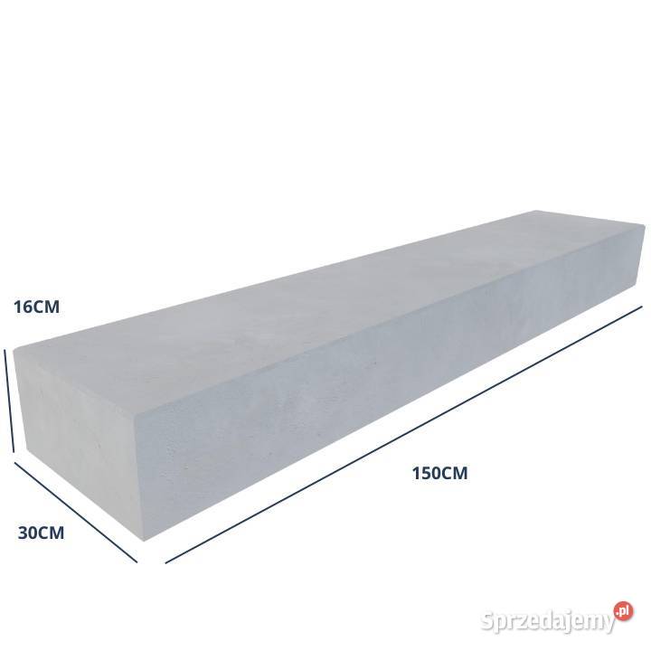 STOPIEŃ Betonowy 150X30 16 GRUBOŚCI Beton Gdów