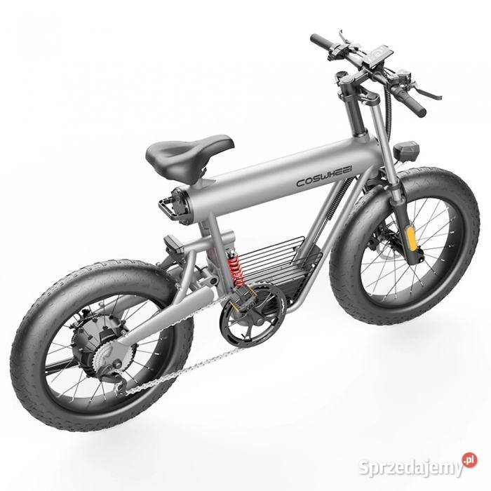 Szary motorower Coswheel T20 bateria 20Ah 48V Poznań