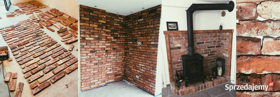 Płytki ze starej cegły Lica i Środki małopolskie Kraków sprzedam
