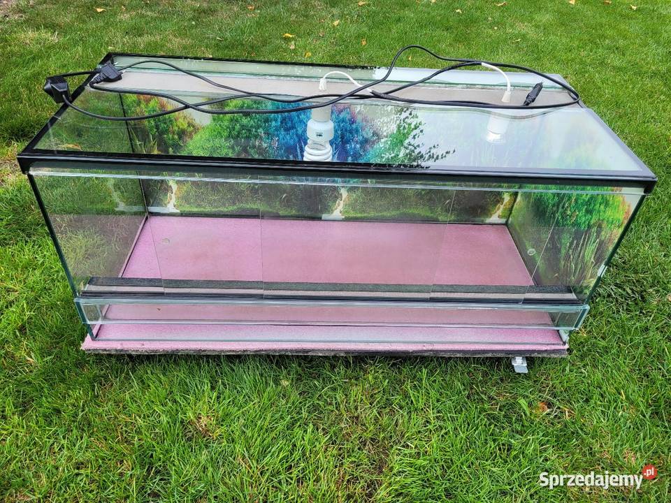 Terrarium szklane 90x40x40