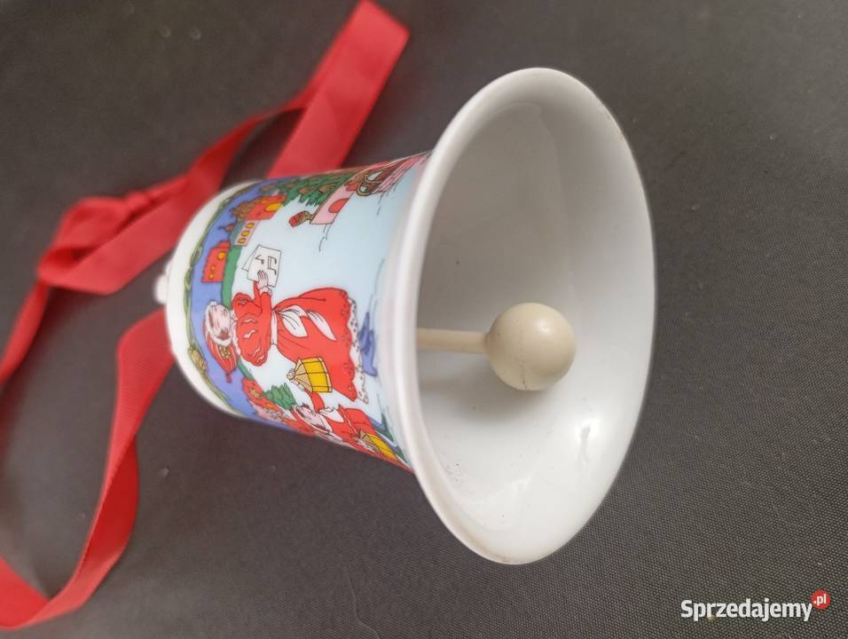 Porcelanowy dzwonek świąteczny Hutschenreuther Zielona Góra