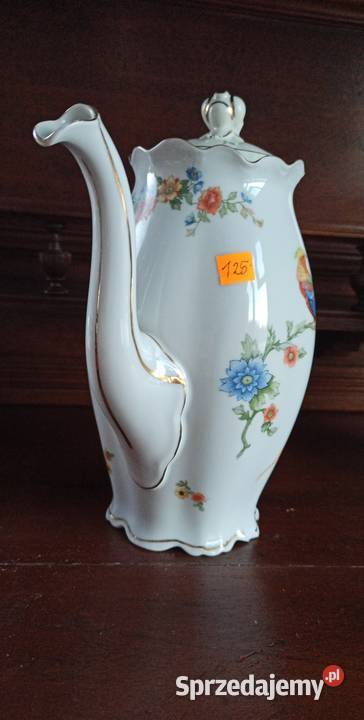 Dzbanek Ptaki M Z Altrohlau Made in Porcelana i szkło