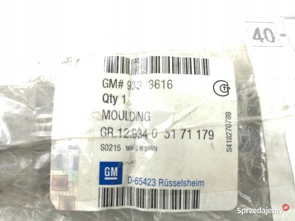 LISTWA OZDOBNA LEWY TYŁ OPEL MERIVA 20032010 lubelskie