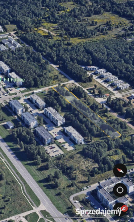 Łódź Widzew DZIAŁKA INWESTYCYJNA DEWELOPERA Os łódzkie