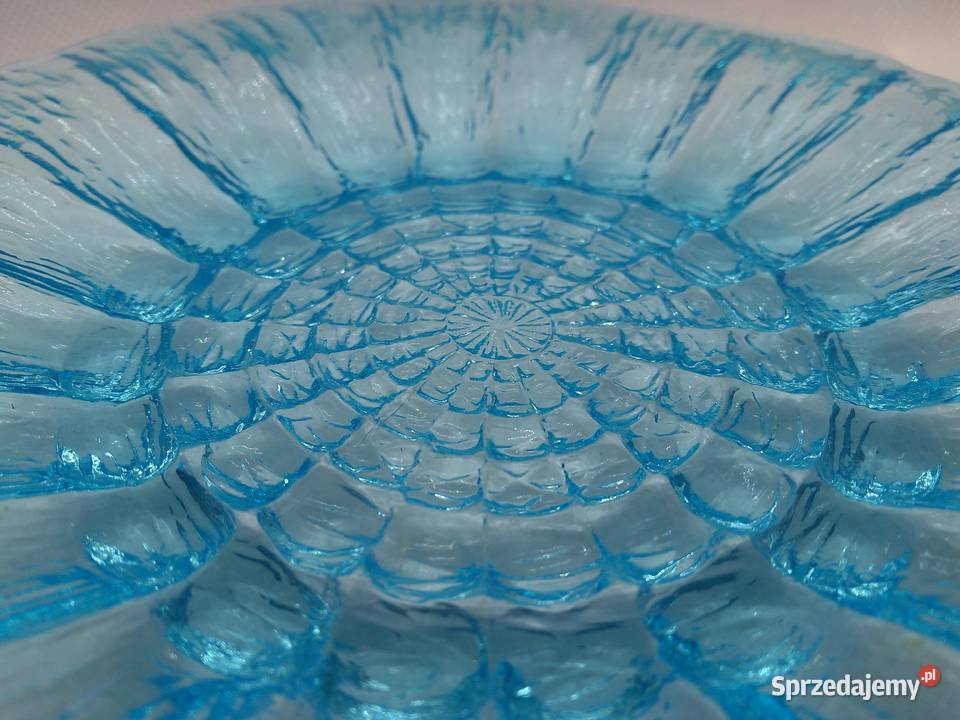 Frost talerz Cora patera niebieska 175 Szkło Warszawa