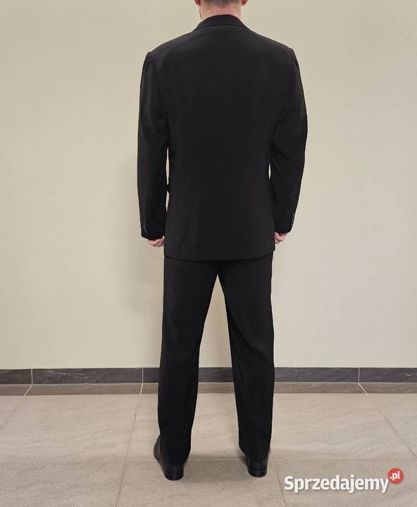 Garnitur męski czarny mat 100188 XL Gdańsk