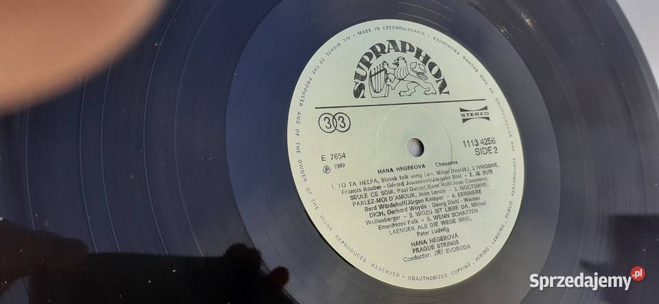Hana Hegerova Chansonswinyl vintage pamiątka PRL