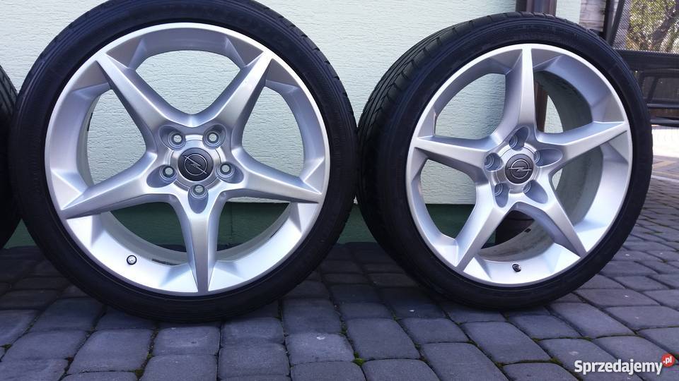 ALUFELGI 18 OPEL 5X110 GTC super stan aluminiowe Części samochodowe Szczyrzyc sprzedam
