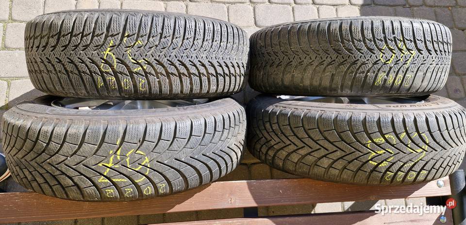 Koła VWSkodaSeat 5x112 65jx15 opony zima 1956515 Samochodowe Tarnowskie Góry