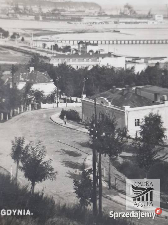 Widokówka Gdynia lata 30 Rzadkość 3 pomorskie Wejherowo