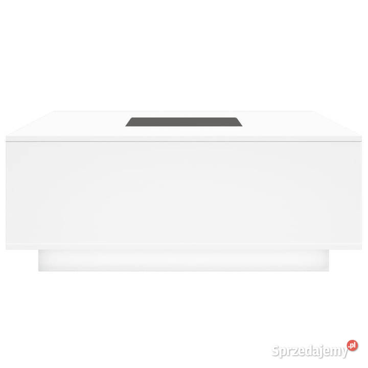 Stolik kawowy z LED Infinity biały 100x100x40 Warszawa