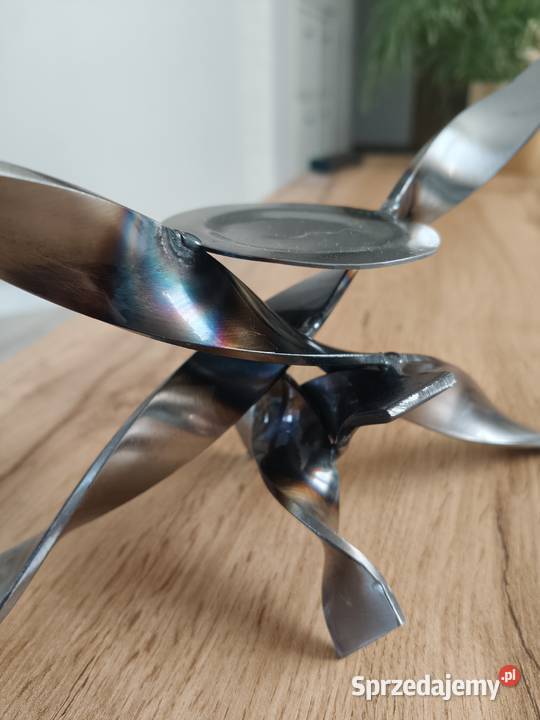 Świeczniki ręcznie gięte UNIKAT Trzebunia