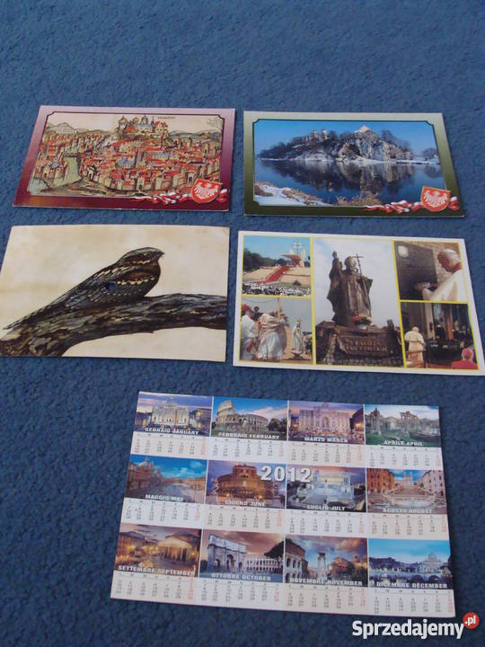 pocztówki polskie zagraniczne komplet