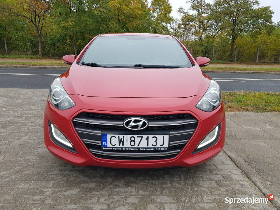 Hyundai i30 16 Benzyna Klima Czarna Podsufitka kujawsko-pomorskie Włocławek