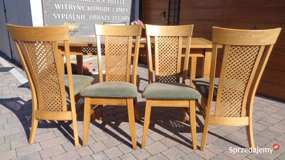 stół i 4 krzesła komplet Mielnica Duża