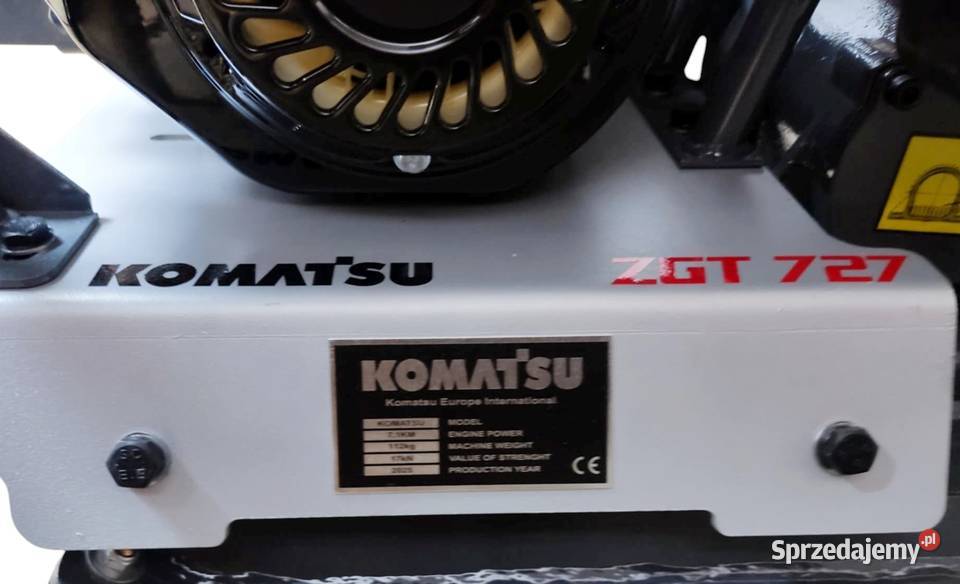 Komatsu Zgt 727 Zagęszczarka NOWA lubelskie Puławy