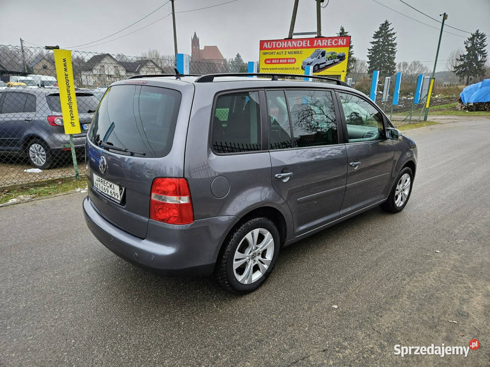 Volkswagen Touran Opłacony Zdrowy Zadbany elektryczne lusterka warmińsko-mazurskie Kisielice sprzedam