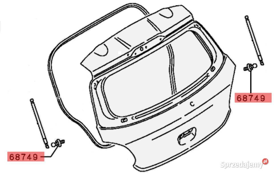 Mocowanie przegub kulowy siłownika klapy mazowieckie Warszawa sprzedam