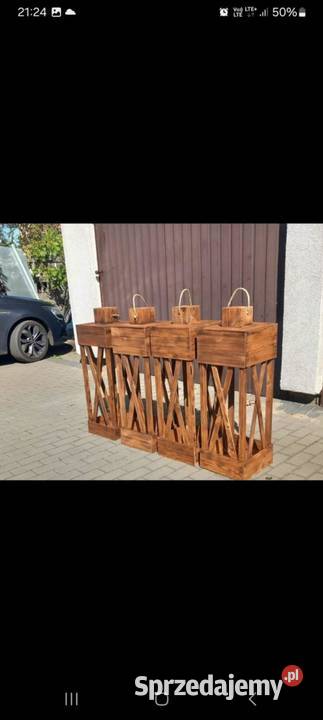 Lampiony taras ogród