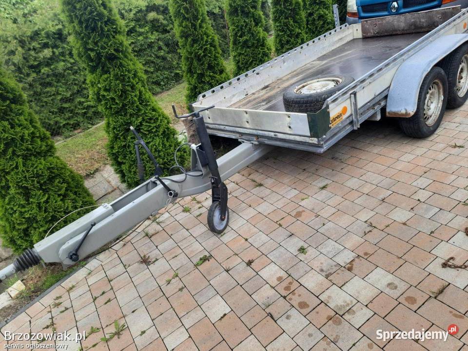 Przyczepa pod koparkę z najazdami z Niemiec dok Zarszyn sprzedam