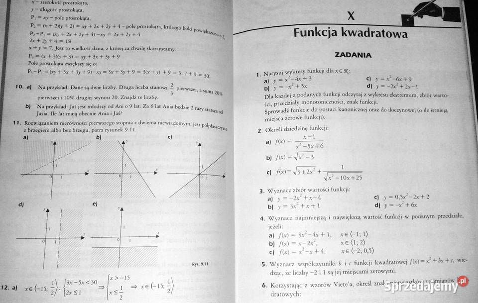 Zbiór zadań z matematyki liceum Teresa Chełm sprzedam