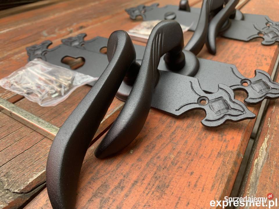 RUSTYKALNA Klamka kuta do furtki bramki drzwi Klamki i uchwyty Drzwi Warszawa sprzedam