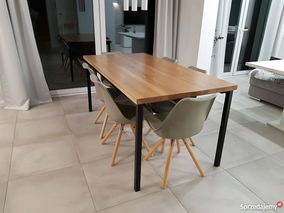 Stół industrialny loft nowoczesnyrozkładany Grzybno