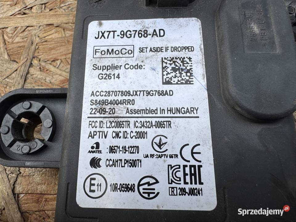 Radar moduł sterownik distronic ford focus mk4 Międzychód
