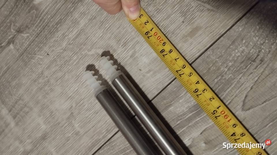 rurki do karniszy z przedłużkami komplet