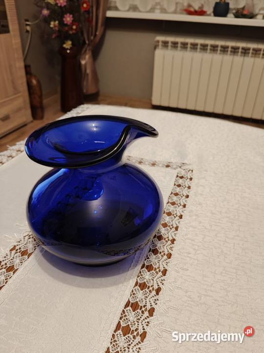 Piękne kobaltowe wazony sprzedam śląskie Tychy