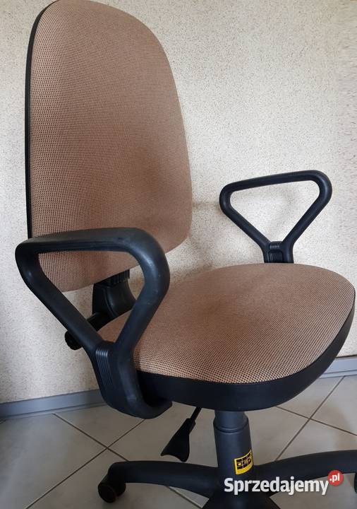 krzesło tapicerowane fotel obrotowy ergonomiczny biurowy mło