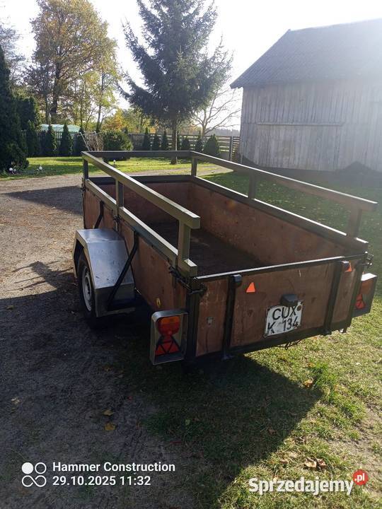 SprzedamZamienię Przyczepkę Dmc 800 burtowe wielkopolskie Opatówek