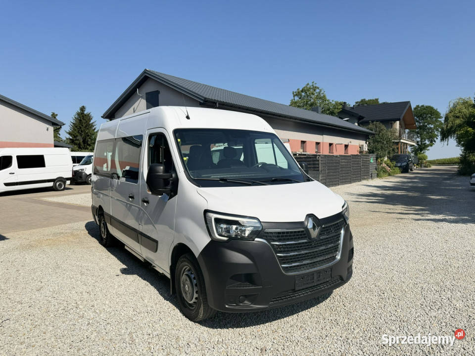 Renault Master 9osobowy średniak L2H2 inwalida wielofunkcyjna kierownica Warszawa