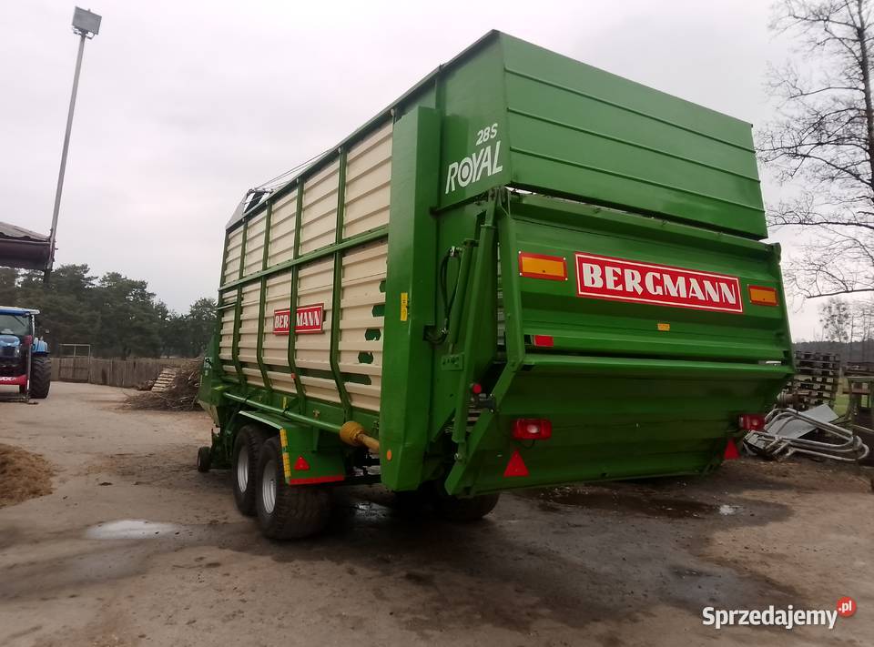 Przyczepa samozbierajaca Bergman mazowieckie Dudy Puszczańskie
