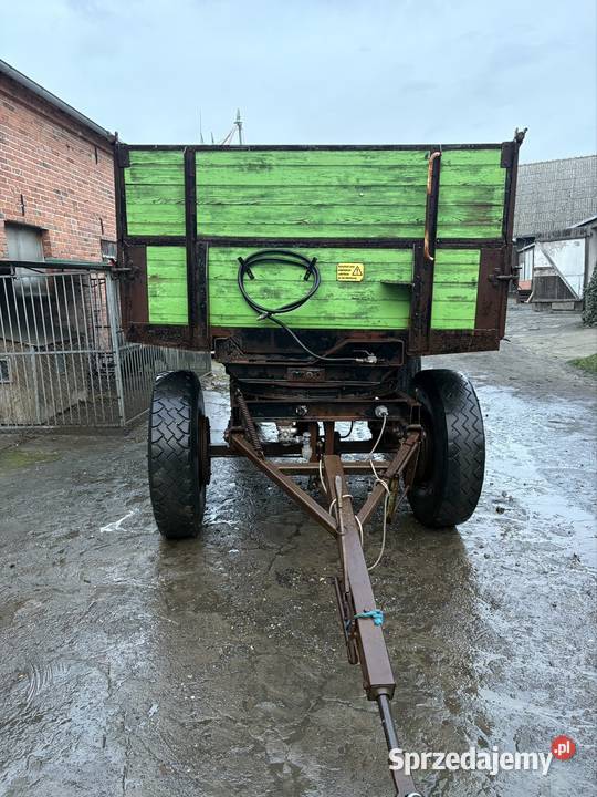 Przyczepa rolnicza kassbohrer 8t 10t 3 strony Żerków