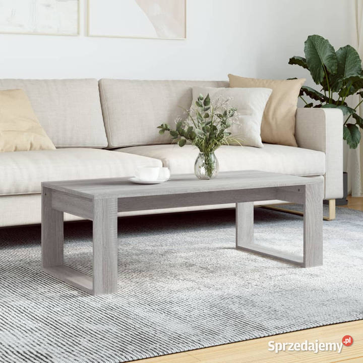 Stolik kawowy szary dąb sonoma 102x50x35 Warszawa