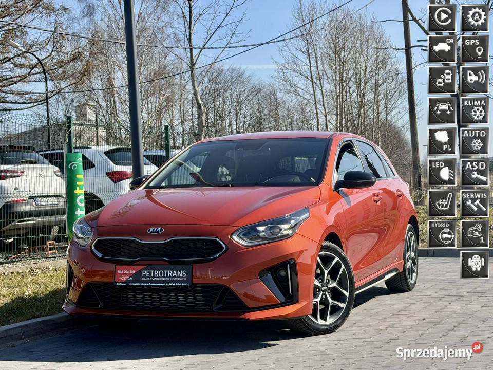 Kia Ceed 16 CRDI 136 GTLINE Automat LED Virtual centralny zamek warmińsko-mazurskie Mrągowo