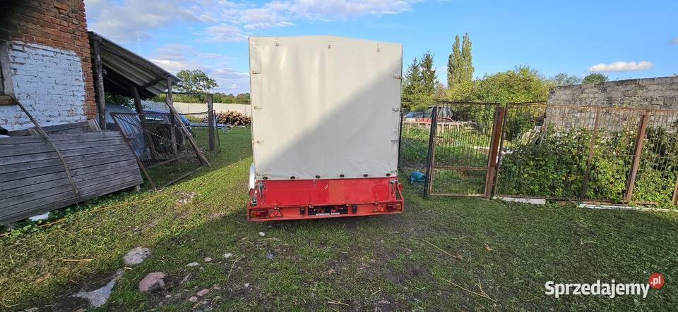 sprzedam przyczepa burtowa aluminiowa z plandeką Gniezno