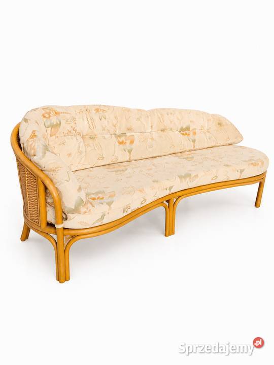 Vintage Komplet Mebli Rattanowych Poddębice