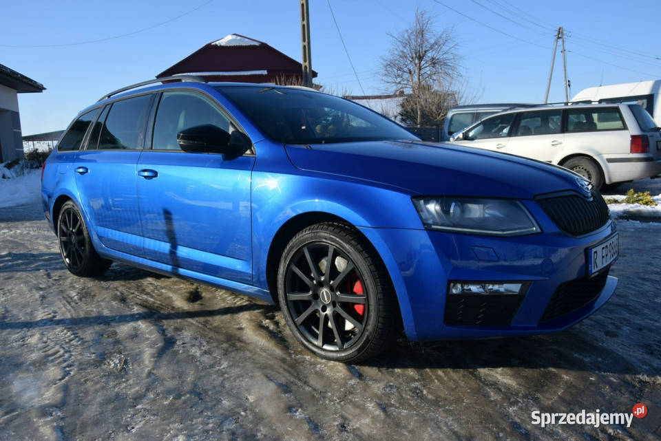 koda Octavia 20TDI RS 2016r Led Navi Skóra 2 KPL podkarpackie Majdan Sieniawski