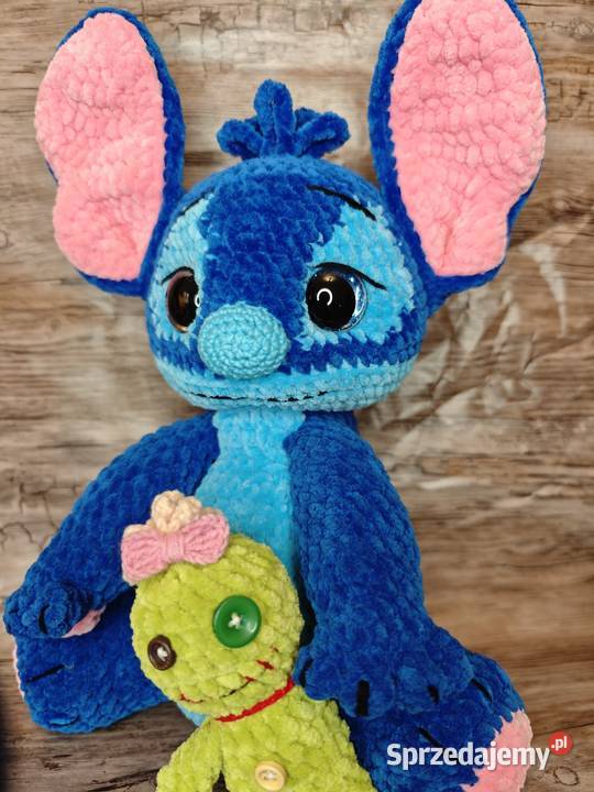 Maskotka Stitch na szydełku Szczecin sprzedam