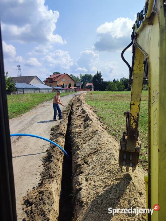Przyłącza woda gaz kanalizacja Zaleszany usługi budowlane