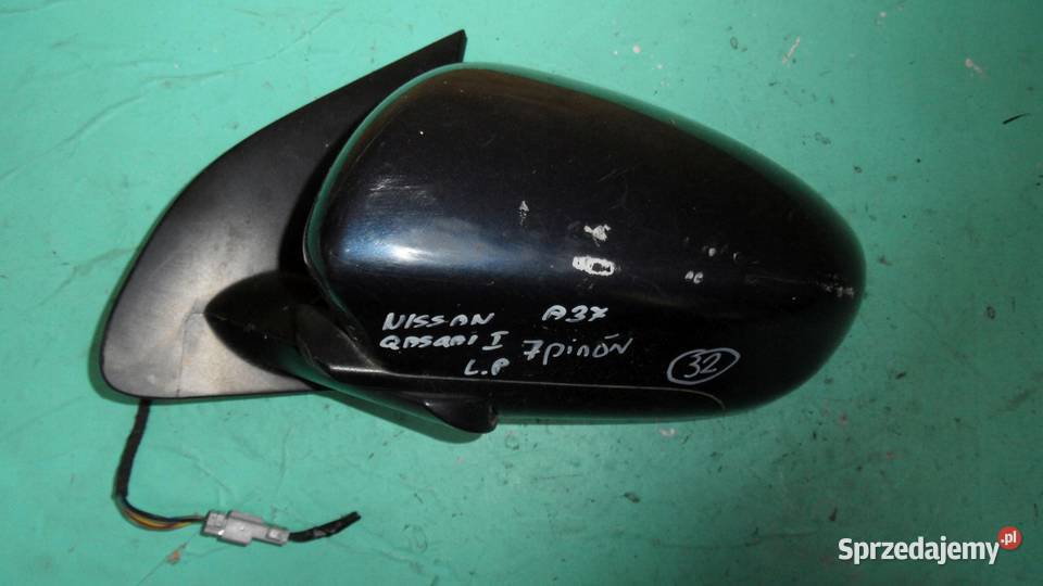 NISSAN QASHQAI I J10 09r lusterko lewe ANGLIK 7 Lusterka zewnętrzne