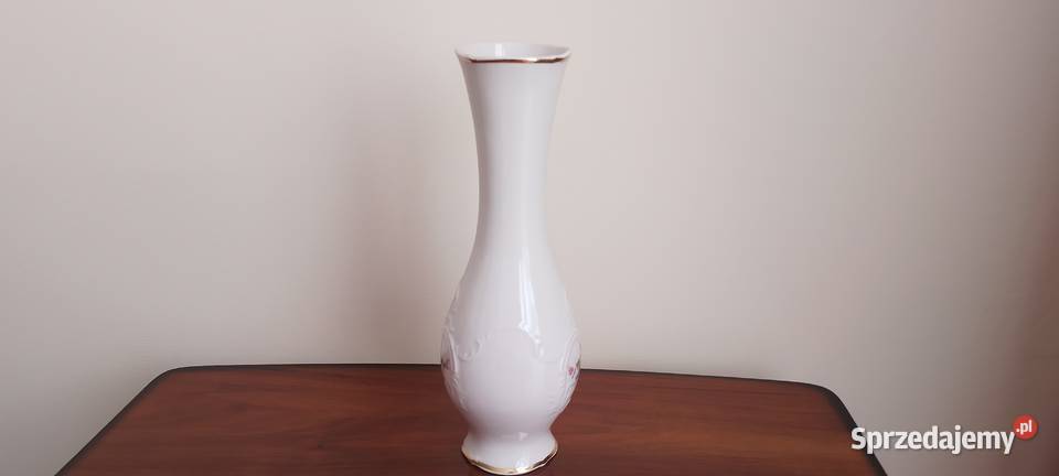 Bogucice wazon z różowej porcelany 305 Latoszyn