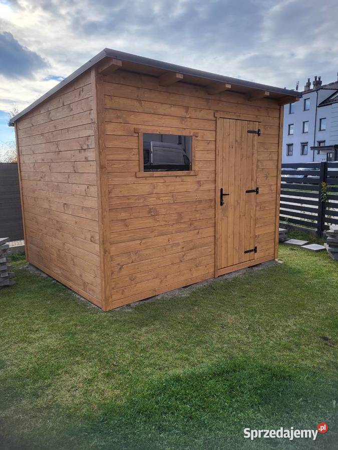 Domek narzędziowy ogrodowy nowoczesny 25x2