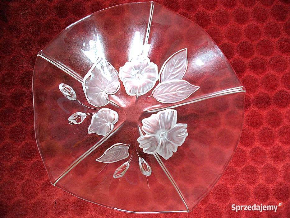Patera szklana misa na owoce średnica 33 Walther przezroczysty sprzedam