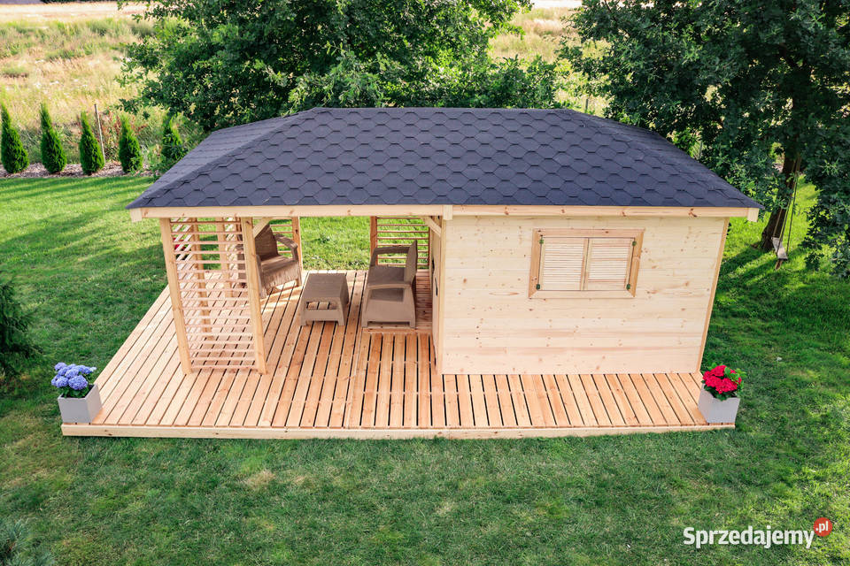 Nowoczesny domek narzędziowy altana San Marco Architektura ogrodowa Białystok